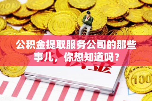 德化公积金提取服务公司的那些事儿，你想知道吗？