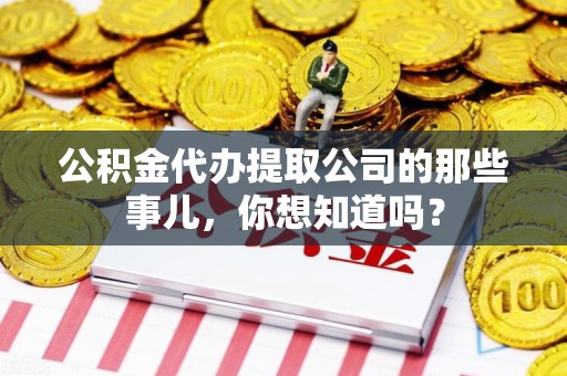 德化公积金代办提取公司的那些事儿，你想知道吗？
